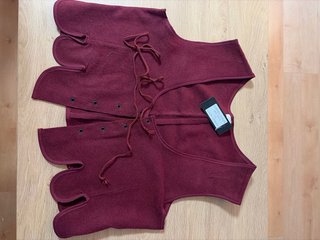 Chaleco de Baturra Granate Talla XL