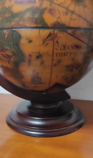 Mueble Bar Globo Terráqueo Sobremesa