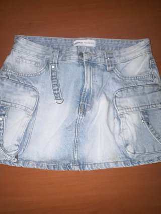 Falda Vaquera Bershka Talla M