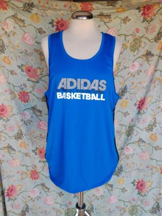 Canotta Adidas Basketball Blu