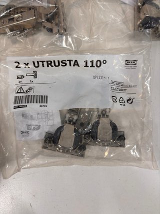 5 Bolsas de Bisagras IKEA Utrusta 110°