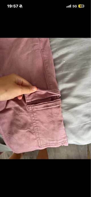 Pantalones Campana Fucsia Mango