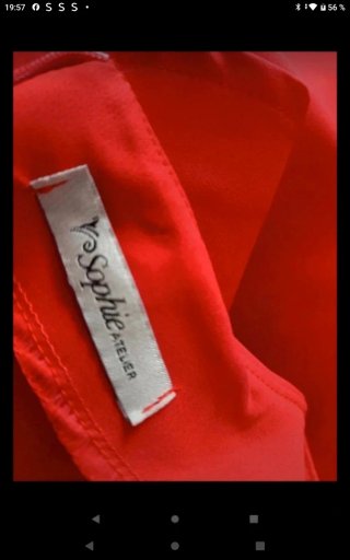 Mono corto rojo Sophie Atelier