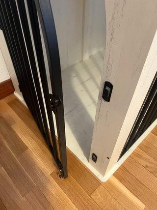 URGE Mueble Jaula Perro Madera Blanca Marrón