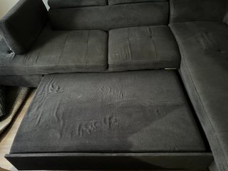 Sofá Cama Gris 5 Plazas Tela