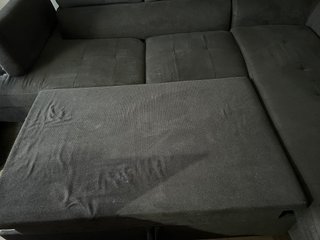 Sofá Cama Gris 5 Plazas Tela