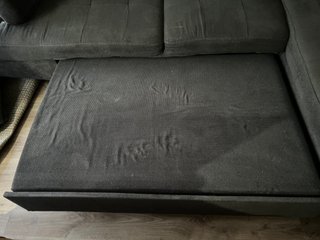 Sofá Cama Gris 5 Plazas Tela