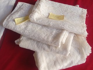 Velo da sposa in pizzo bianco
