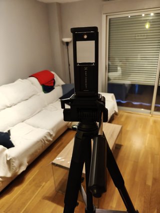 Trípode K&F Concept con soporte móvil y funda