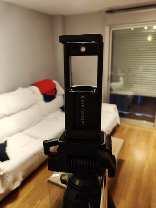 Trípode K&F Concept con soporte móvil y funda