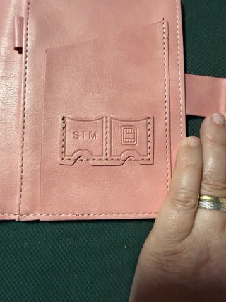 Cartera para Pasaporte Rosa