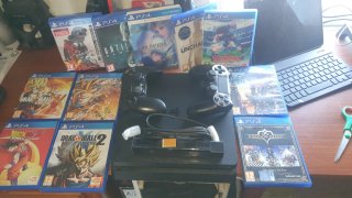 PS4 Slim 500gb + 2 mandos + 11 juegos