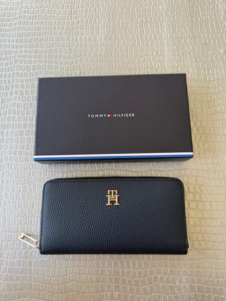 Portafoglio Tommy Hilfiger blu donna