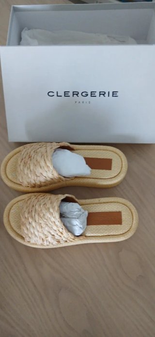 Sandalias Clergerie 39 con plataforma trenzada