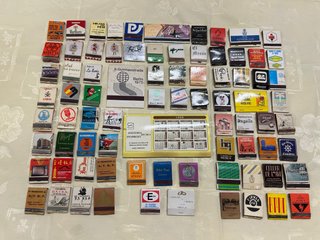 Collezione di 80 scatole di fiammiferi vintage