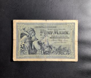 🇩🇪 Billete 5 Marcos 1904