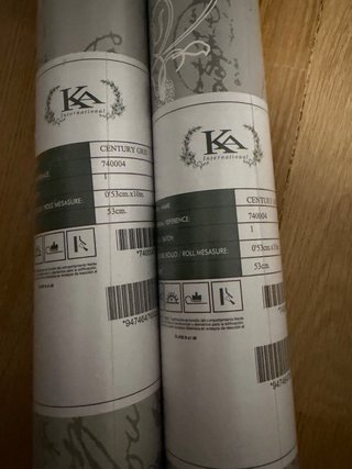 2 Rollos Papel Pintado KA International Century