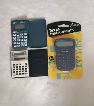 calculadoras Casio y otras. 10,58€ unidad