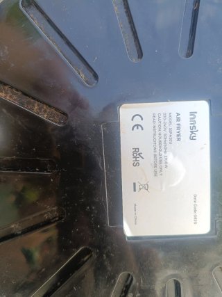 Freidora de aire Innsky  con cesta de repuesto