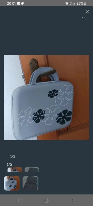 Maletín para Portátil con Estampado Floral