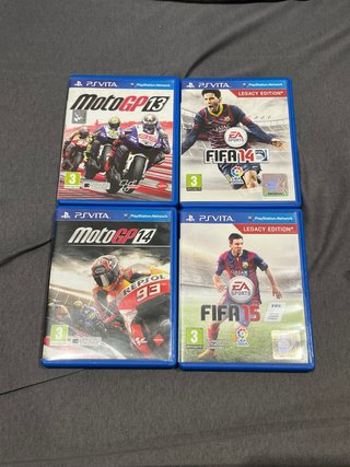 Juegos PS Vita: MotoGP 13/14 y FIFA 14/15