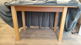 Mesa camilla de madera completa
