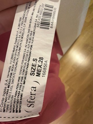 Jersey ZARA BASIC mujer rosa S