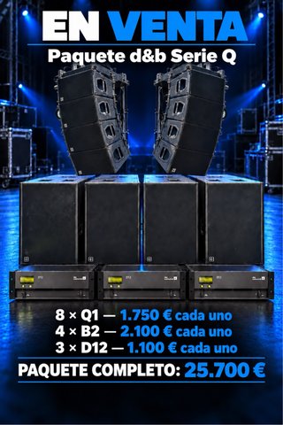 Sistema de Sonido d&b Audiotechnik Serie Q