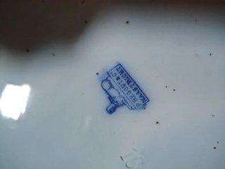 Enorme Plato Antiguo Holandés