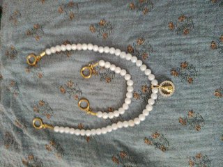 Conjunto Collar y Pulsera Perlas para fallera