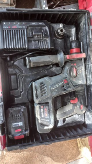 Taladro Martillo Würth 18V 5ah