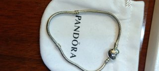 Pulsera Pandora Plata Corazón