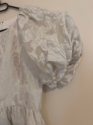 Vestido blanco estampado floral