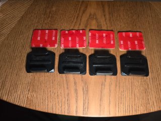 4 Bases Adhesivas Curvas GoPro