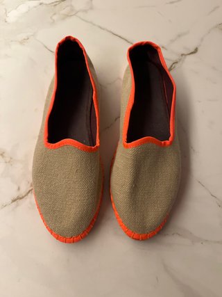 Bailarinas Flabelus Beige y Naranja