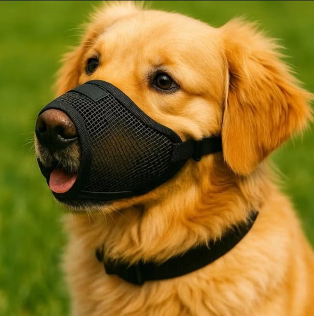 Mascarilla para Perro de Malla Transpirable XL