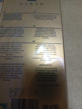 Perfume Árabe Hersh Lahab 100ml