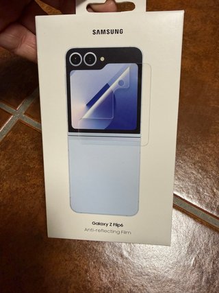2 Protectores pantalla ORIGINALES Samsung Z Flip6