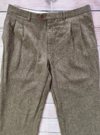 Pantalon Traje Burberry Lana Cashmere Hombre XL