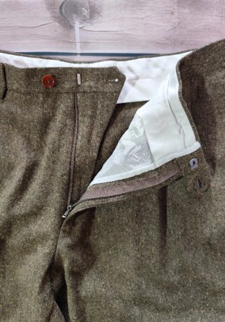 Pantalon Traje Burberry Lana Cashmere Hombre XL