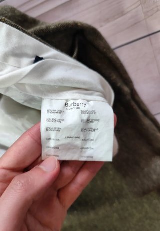 Pantalon Traje Burberry Lana Cashmere Hombre XL