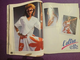 Rivista Vintage MODA Maggio 1985 Shields Delon