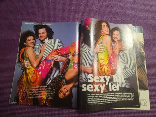 Rivista Vintage MODA Maggio 1985 Shields Delon