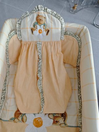 Moisés para Bebé con Estampado de Ositos