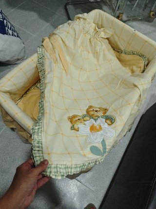 Moisés para Bebé con Estampado de Ositos