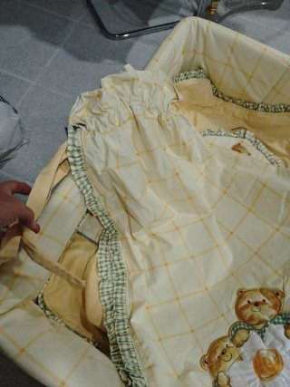 Moisés para Bebé con Estampado de Ositos