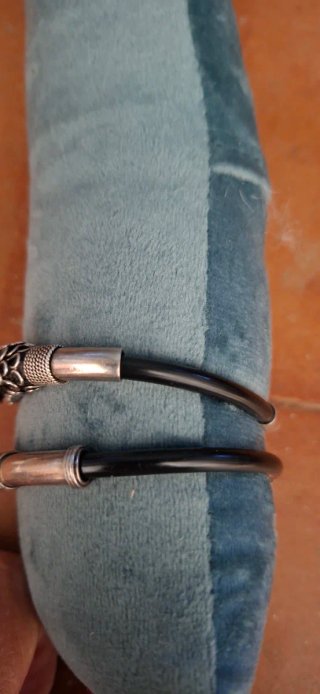 Set de 2 Pulseras de Plata Tibetana