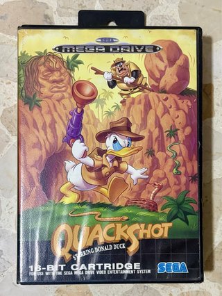 Quackshot con protagonista Paperino Mega Drive