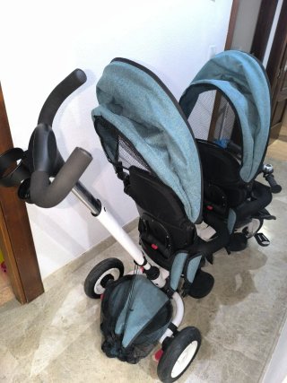 Triciclo Gemelar para Niños