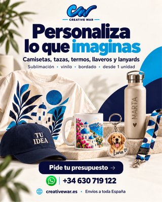 Artículos personalizados Creative War
